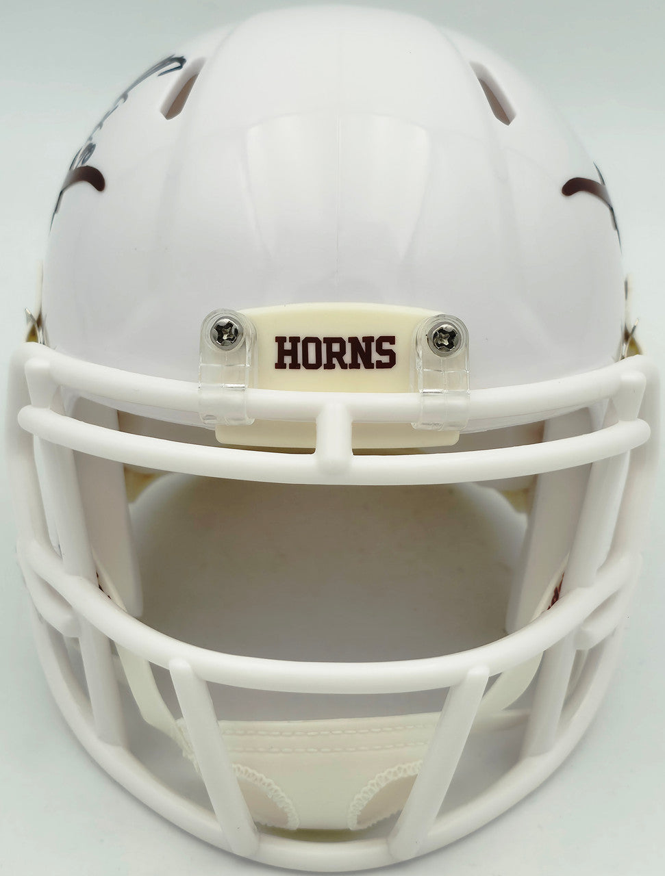 Byron Murphy II Autographed Texas Longhorns White Speed Mini Helmet MCS Holo Stock #256973