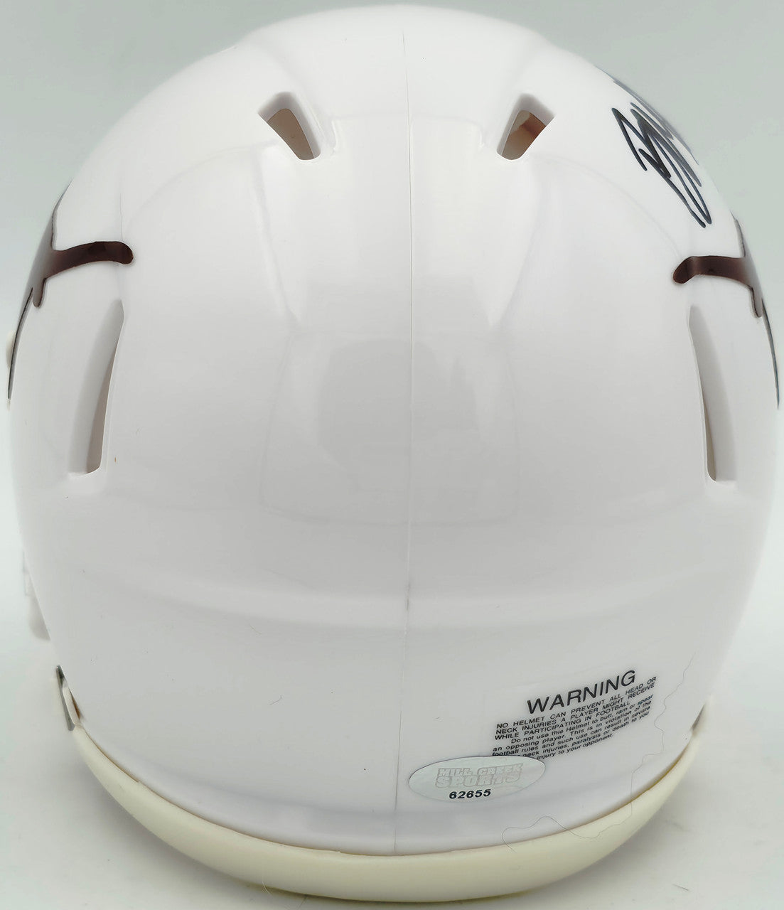 Byron Murphy II Autographed Texas Longhorns White Speed Mini Helmet MCS Holo Stock #256973