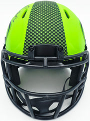 Byron Murphy II Autographed Seattle Seahawks Rave Green Speed Mini Helmet MCS Holo Stock #256972