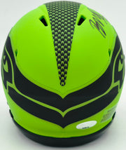 Byron Murphy II Autographed Seattle Seahawks Rave Green Speed Mini Helmet MCS Holo Stock #256972