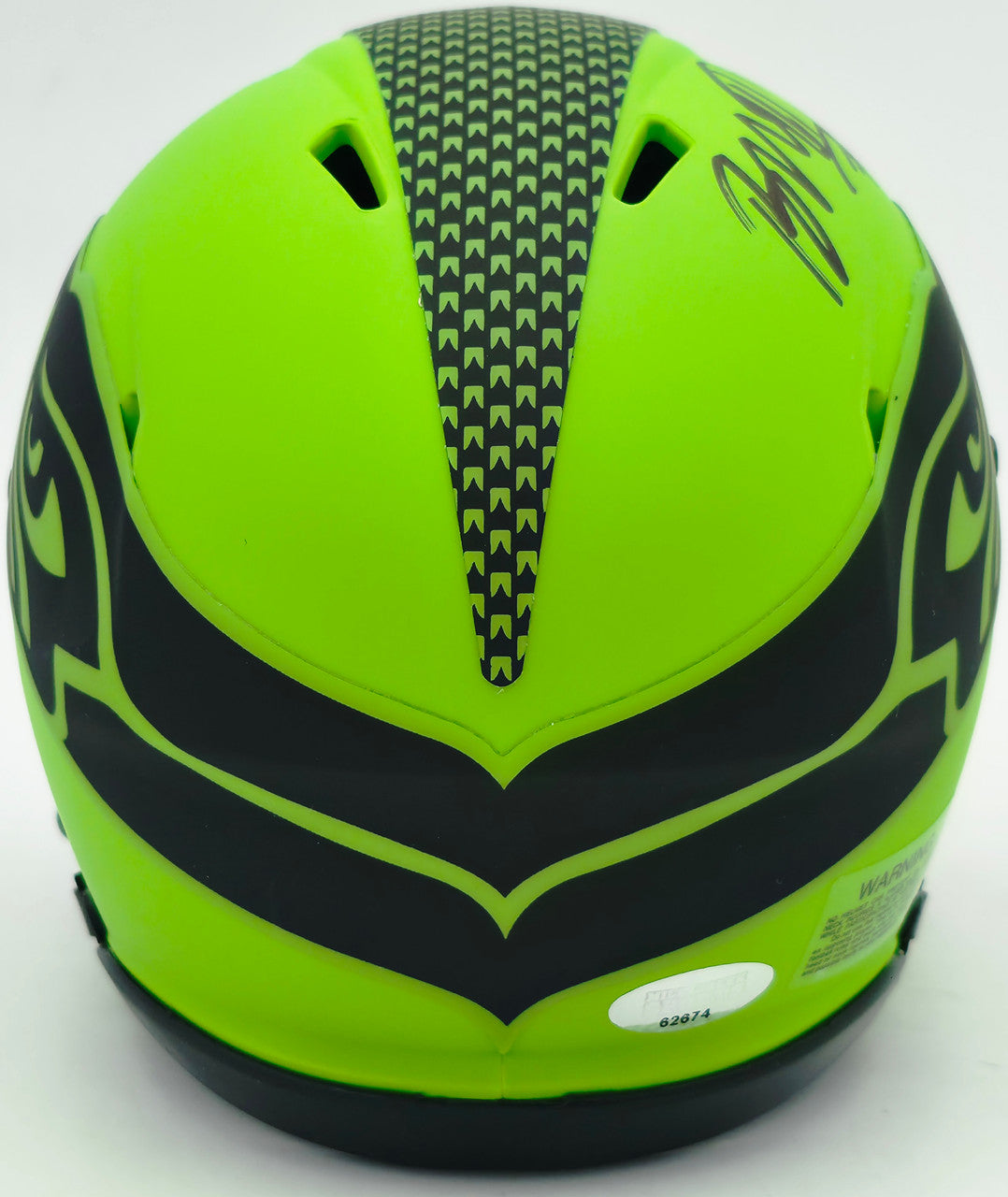 Byron Murphy II Autographed Seattle Seahawks Rave Green Speed Mini Helmet MCS Holo Stock #256972