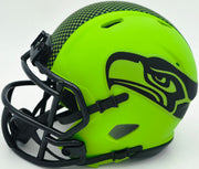 Byron Murphy II Autographed Seattle Seahawks Rave Green Speed Mini Helmet MCS Holo Stock #256972
