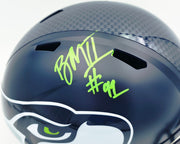 Byron Murphy II Autographed Seattle Seahawks Blue Full Size Speed Replica Helmet MCS Holo Stock #256947