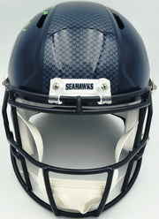 Byron Murphy II Autographed Seattle Seahawks Blue Full Size Speed Replica Helmet MCS Holo Stock #256947