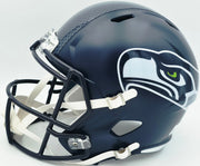 Byron Murphy II Autographed Seattle Seahawks Blue Full Size Speed Replica Helmet MCS Holo Stock #256947
