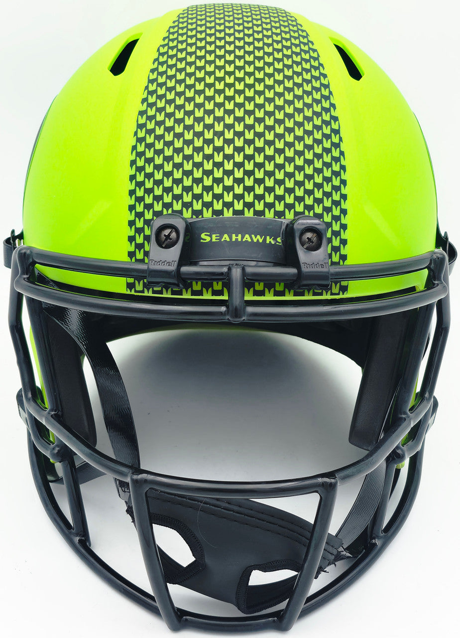 Byron Murphy II Autographed Seattle Seahawks Rave Green Full Size Speed Replica Helmet MCS Holo Stock #256948