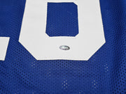Seattle Seahawks Zach Charbonnet Autographed Blue Throwback Jersey MCS Holo Stock #256977
