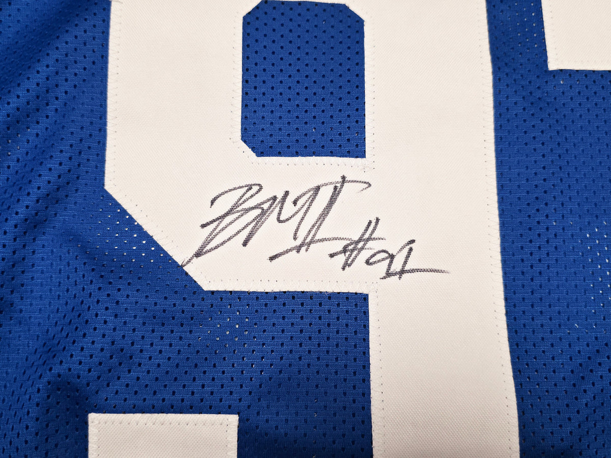 Seattle Seahawks Byron Murphy II Autographed Blue Throwback Jersey MCS Holo Stock #256978