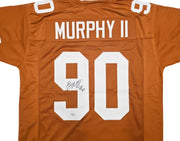 Texas Longhorns Byron Murphy II Autographed Orange Jersey MCS Holo Stock #256979