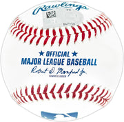 Cal Raleigh Autographed Official MLB Baseball Seattle Mariners "MLB Debut 7/11/2021" Fanatics & MLB Holo Stock #256936