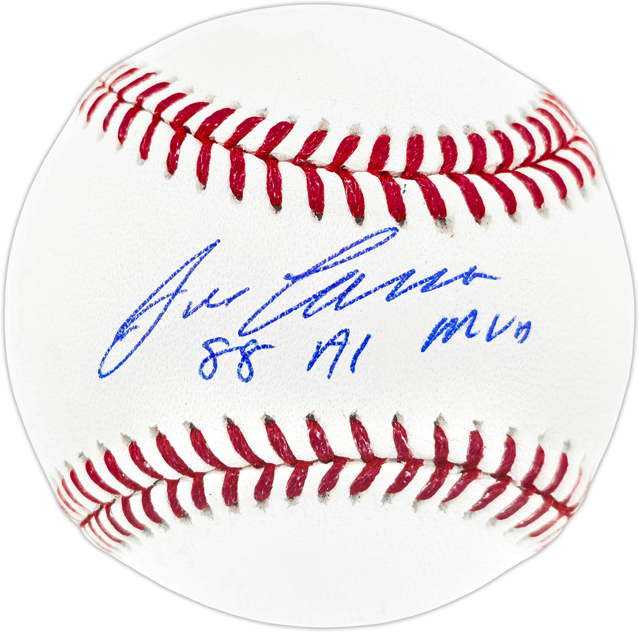 Jose Canseco Autographed Official MLB Baseball Oakland A's "88 AL MVP" Beckett BAS Witness Stock #259977