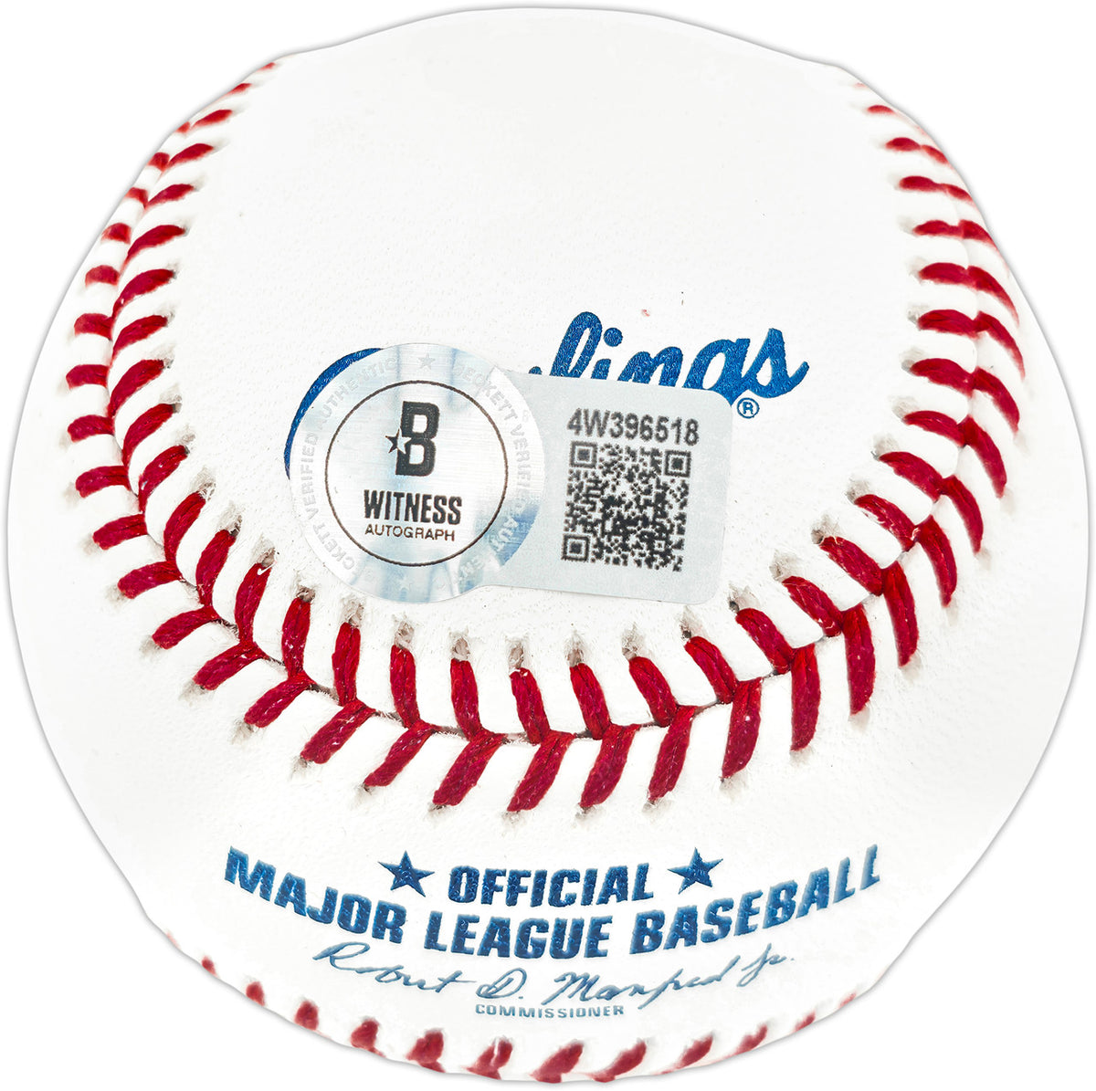 Jose Canseco Autographed Official MLB Baseball Oakland A's "Godfather Of Steroids" Beckett BAS Witness Stock #259978