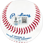 Domingo German Autographed Official MLB Baseball New York Yankees "PG 6/28/23" Beckett BAS Witness Stock #259982