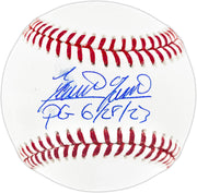 Domingo German Autographed Official MLB Baseball New York Yankees "PG 6/28/23" Beckett BAS Witness Stock #259983