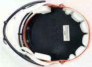D'Andre Swift Autographed Chicago Bears 2022 Alternate Orange Full Size Speed Replica Helmet Beckett BAS Witness Stock #260053