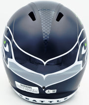 Nick Emmanwori Autographed Seattle Seahawks Blue Full Size Speed Replica Helmet Beckett BAS Witness Stock #260086