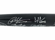 The Sandlot Movie Cast Autographed Black Louisville Slugger Baseball Bat With 8 Signatures Beckett BAS Witness Stock #260068