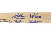 The Sandlot Movie Cast Autographed Black Louisville Slugger Baseball Bat With 8 Signatures Beckett BAS Witness Stock #260068