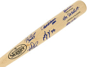 The Sandlot Movie Cast Autographed Blonde Louisville Slugger Baseball Bat With 8 Signatures Beckett BAS Witness Stock #260070