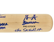 The Sandlot Movie Cast Autographed Blonde Louisville Slugger Baseball Bat With 8 Signatures Beckett BAS Witness Stock #260070