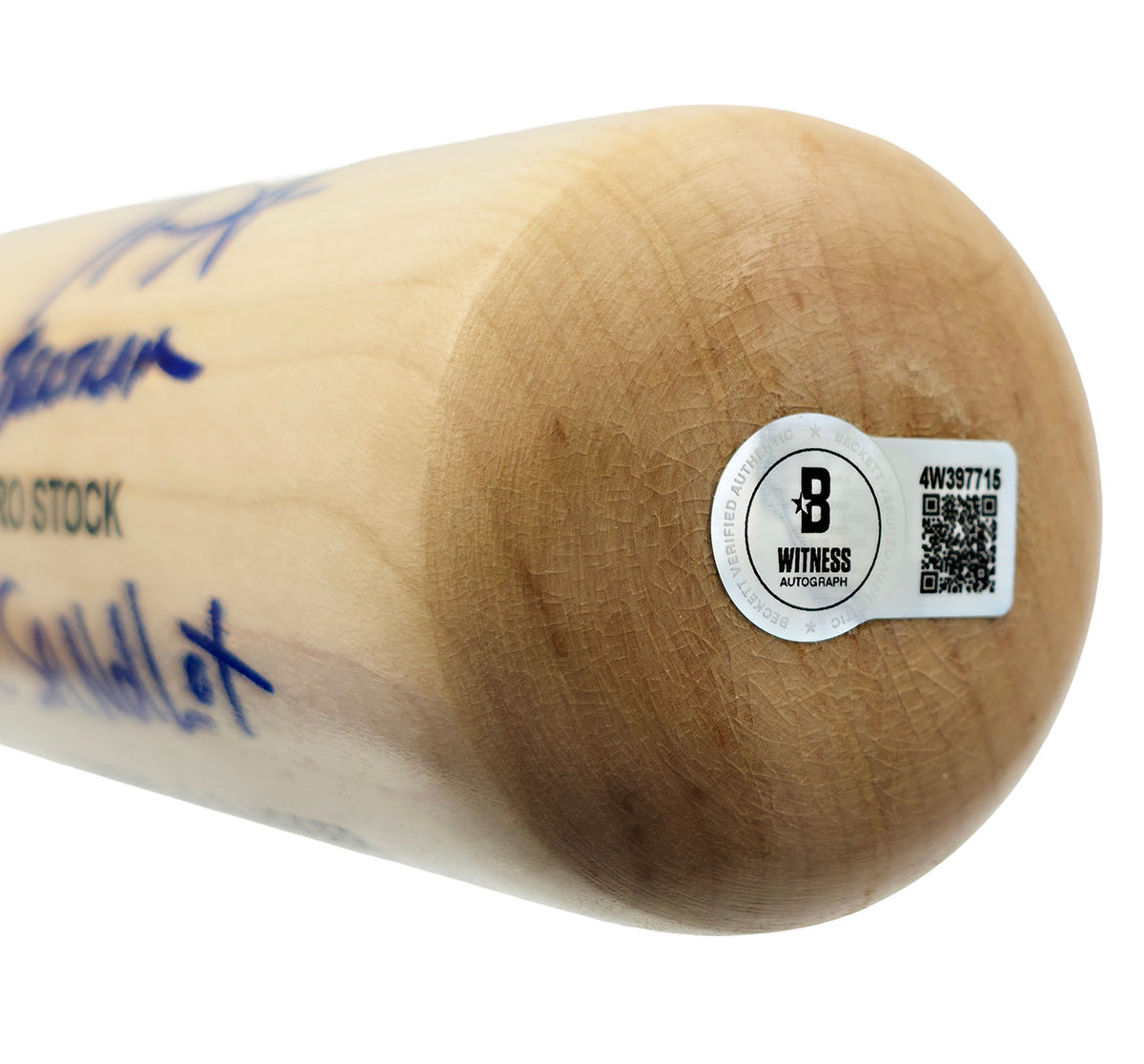 The Sandlot Movie Cast Autographed Blonde Louisville Slugger Baseball Bat With 8 Signatures Beckett BAS Witness Stock #260070