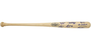 The Sandlot Movie Cast Autographed Blonde Louisville Slugger Baseball Bat With 8 Signatures Beckett BAS Witness Stock #260070
