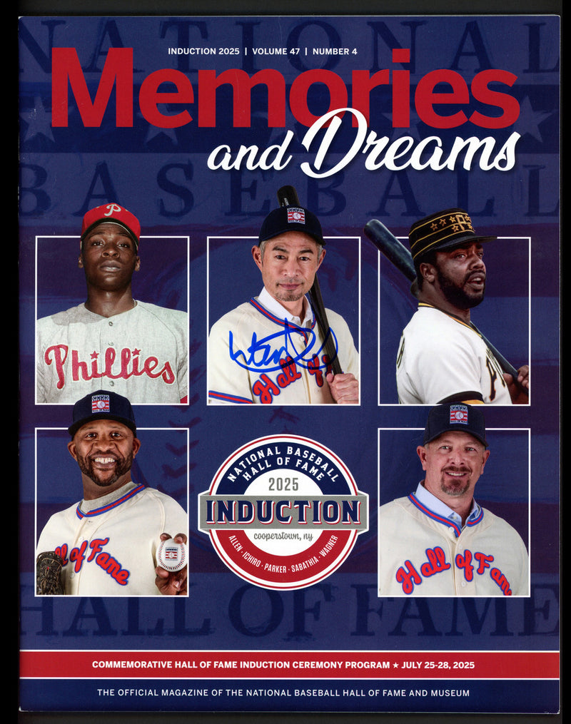 Ichiro Suzuki Autographed 2025 Hall of Fame Induction Magazine Seattle Mariners IS Holo & Beckett BAS Witness Stock #258208
