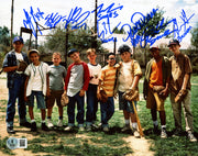 The Sandlot Movie Cast Autographed 16x20 Photo With 8 Signatures Beckett BAS Witness Stock #260065