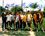The Sandlot Movie Cast Autographed 8x10 Photo With 8 Signatures Beckett BAS Witness Stock #260066