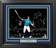 Cal Raleigh Autographed Framed 16x20 Photo Seattle Mariners Drought Ending Walk-Off Home Run Fanatics & MLB Holo Stock #262544