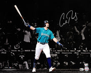 Cal Raleigh Autographed Framed 16x20 Photo Seattle Mariners Drought Ending Walk-Off Home Run Fanatics & MLB Holo Stock #262544