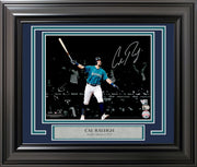 Cal Raleigh Autographed Framed 8x10 Photo Seattle Mariners Drought Ending Walk-Off Home Run Fanatics & MLB Holo Stock #262547