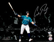 Cal Raleigh Autographed Framed 11x14 Photo Seattle Mariners Drought Ending Walk-Off Home Run Fanatics & MLB Holo Stock #262543