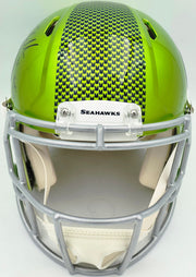 Kam Chancellor Autographed Seattle Seahawks Flash Green Full Size Speed Authentic Helmet "Bam Bam" Beckett BAS Witness Stock #258287