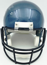 Kam Chancellor Autographed Seattle Seahawks Blue 2002-2011 Throwback Full Size VSR4 Replica Helmet Beckett BAS Witness Stock #258289
