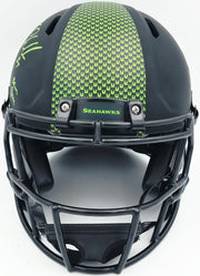 Kam Chancellor Autographed Seattle Seahawks Eclipse Black Full Size Speed Authentic Helmet "Bam Bam" Beckett BAS Witness Stock #258292