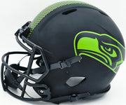 Kam Chancellor Autographed Seattle Seahawks Eclipse Black Full Size Speed Authentic Helmet "Bam Bam" Beckett BAS Witness Stock #258292
