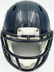 Kam Chancellor Autographed Seattle Seahawks Blue Speed Mini Helmet Beckett BAS Witness Stock #259855