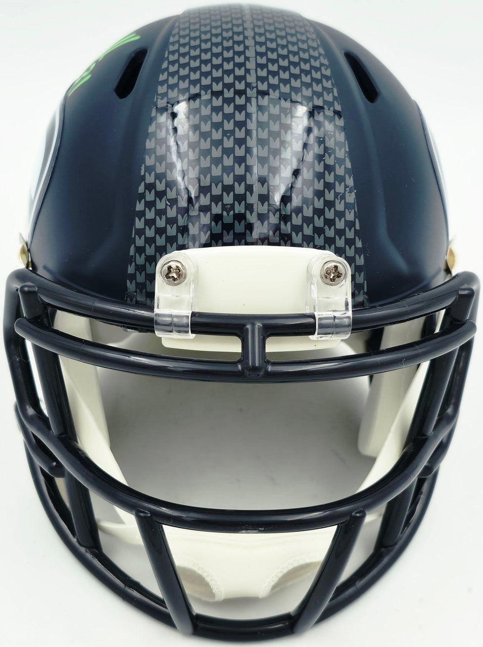 Kam Chancellor Autographed Seattle Seahawks Blue Speed Mini Helmet Beckett BAS Witness Stock #259855