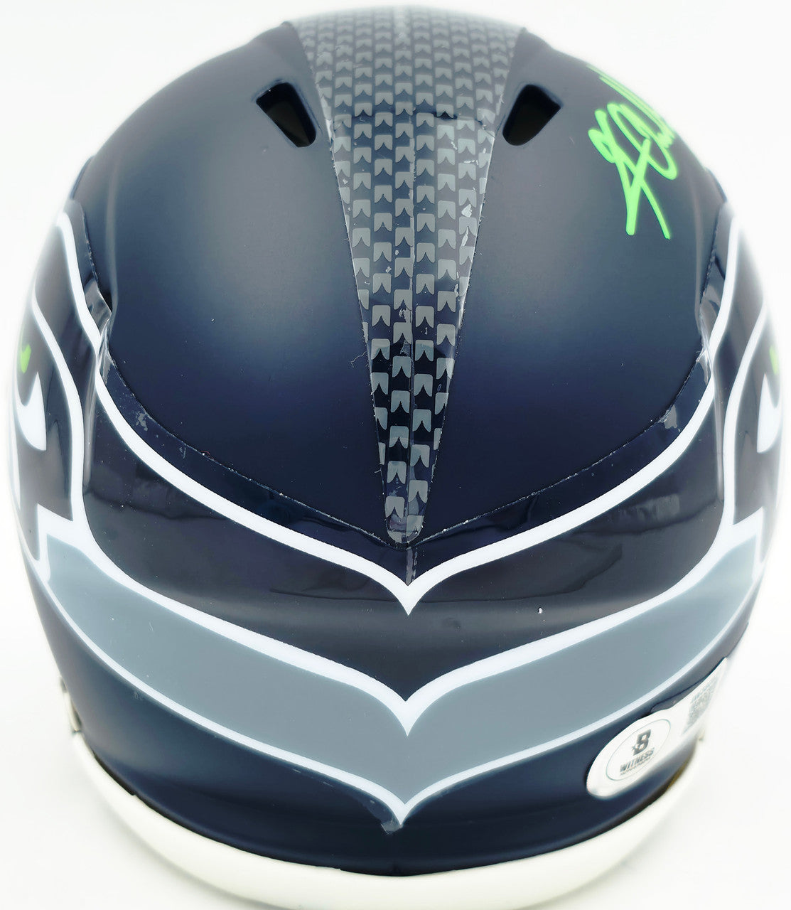 Kam Chancellor Autographed Seattle Seahawks Blue Speed Mini Helmet Beckett BAS Witness Stock #259855