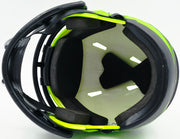 Kam Chancellor Autographed Seattle Seahawks Rave Green Speed Mini Helmet Beckett BAS Witness Stock #259857