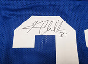 Seattle Seahawks Kam Chancellor Autographed Blue Throwback Jersey Beckett BAS Witness Stock #259852