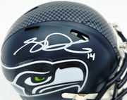 Sam Darnold Autographed Seattle Seahawks Blue Speed Mini Helmet Beckett BAS Witness Stock #261513