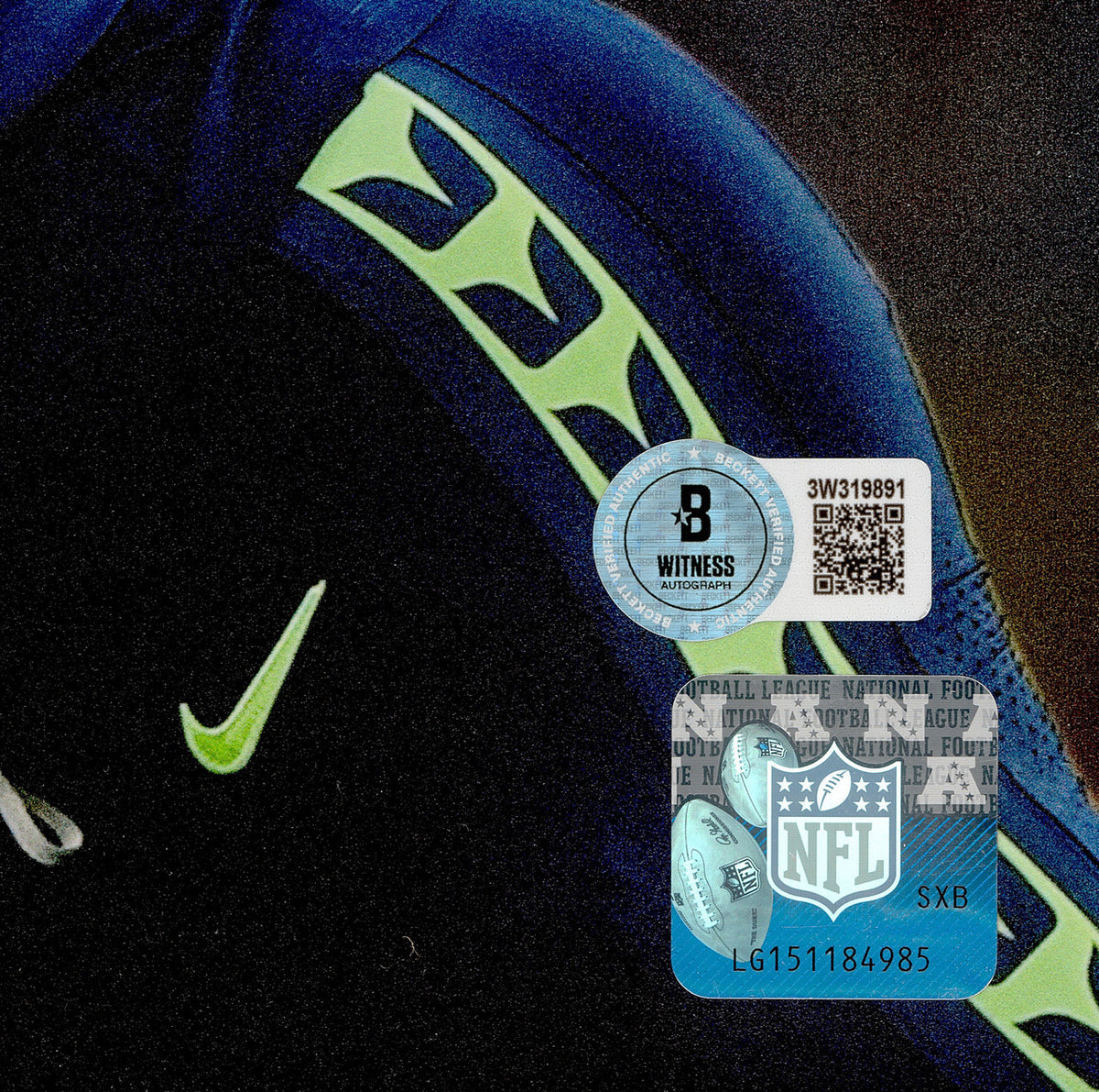 Nick Emmanwori Autographed 16x20 Photo Seattle Seahawks Beckett BAS Witness Stock #260096