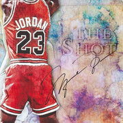 Michael Jordan Autographed 'The Shot' 24x36 Photo Chicago Bulls UDA Holo Stock #261623