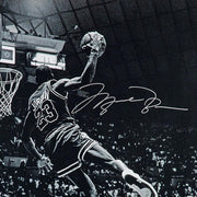 Michael Jordan Autographed 'Frozen in Time' 30x40 Photo Chicago Bulls UDA Holo Stock #261624