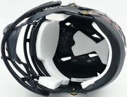 TreVeyon Henderson Autographed Ohio State Buckeyes Alternate Black Speed Mini Helmet Beckett BAS Witness Stock #261834
