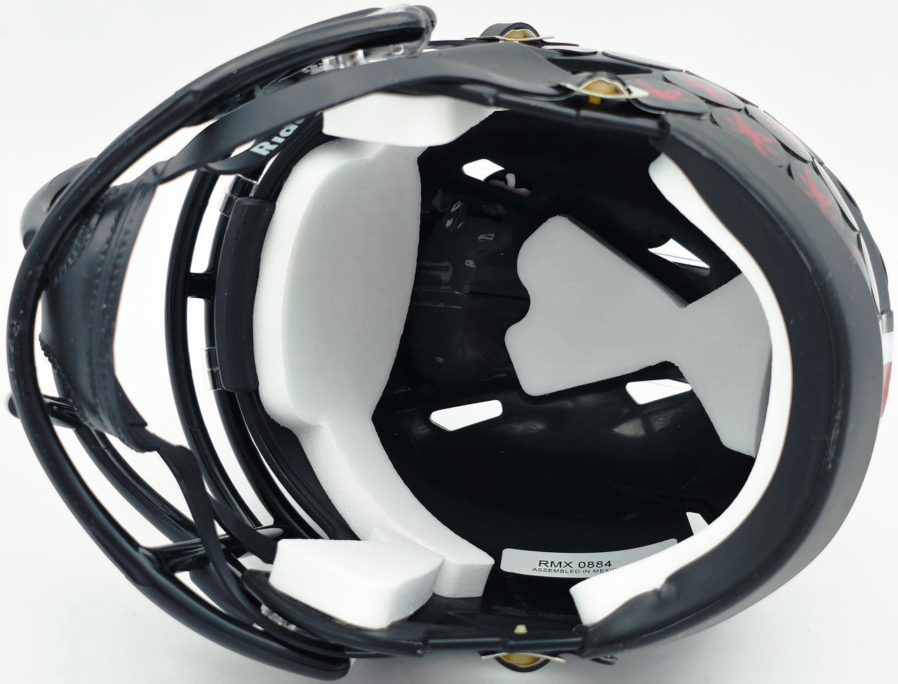 TreVeyon Henderson Autographed Ohio State Buckeyes Alternate Black Speed Mini Helmet Beckett BAS Witness Stock #261834