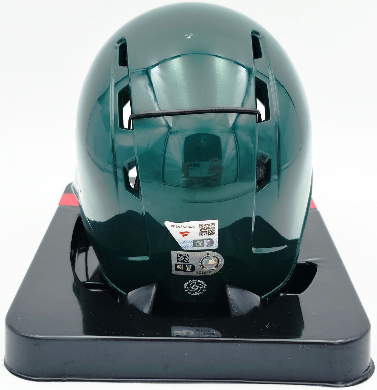 Cal Raleigh Autographed Team USA Green 2026 WBC Logo Mini Batting Helmet Fanatics & MLB Holo Stock #261841