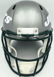 LaDainian Tomlinson Autographed New York Jets Flash Gray Full Size Speed Replica Helmet "HOF 17" Beckett BAS Witness Stock #261832